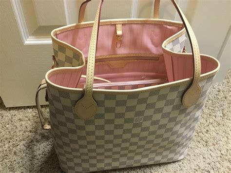 louis vuitton neverfull azur ballerine|louis vuitton neverfull damier canvas.